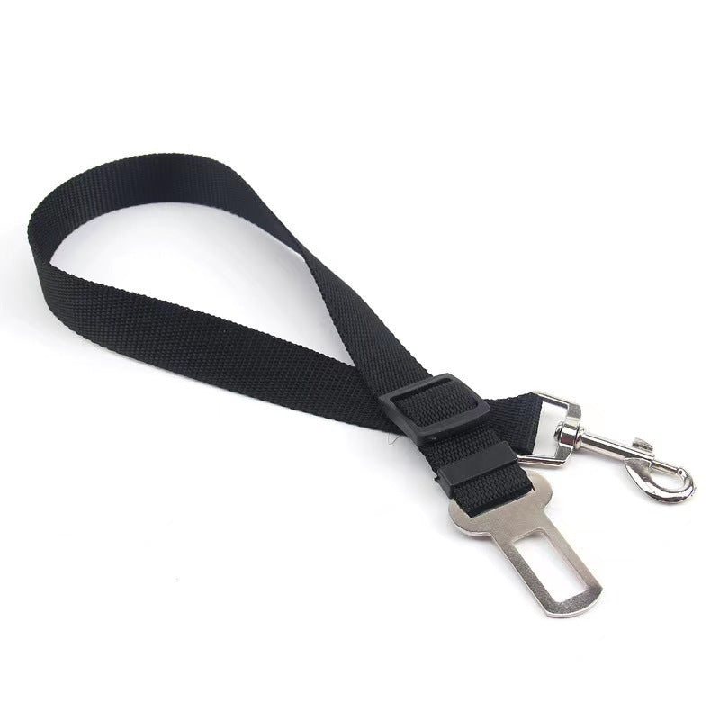 Retractable Dog Car Safety Belt - Adjustable Pet Seatbelt Buckle