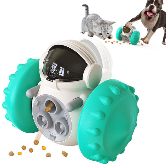 Interactive Cat & Dog Balance Car Toy - Slow Feeder & Smart Play Training Pet Toy