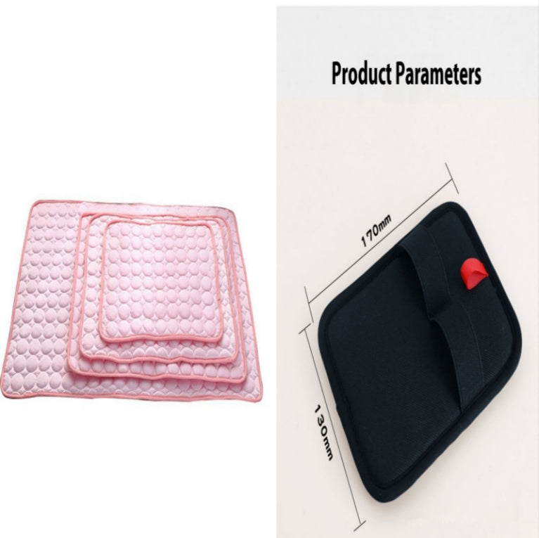 Cooling Pet Bed Mat - Ice Silk Summer Pad for Dogs & Cats