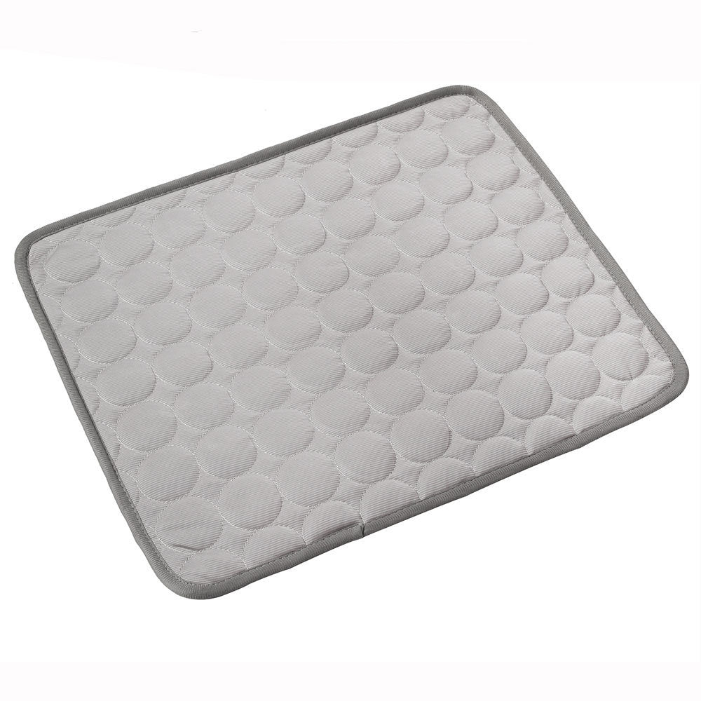 Cooling Pet Bed Mat - Ice Silk Summer Pad for Dogs & Cats