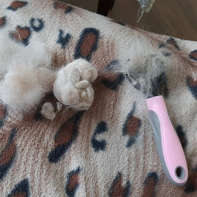 Pet Grooming Brush - 2-Sided Deshedding & Dematting Tool for Dogs & Cats Hair Removal Comb