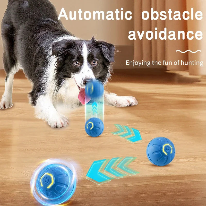 Smart Interactive Dog Toy Ball USB Rechargeable Automatic Bouncing Pet Toy