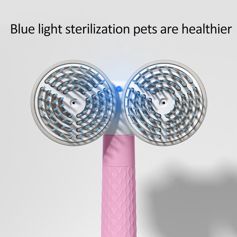 Self-Cleaning Pet Brush for Cats & Dogs - Easy Hair Removal Slicker Comb