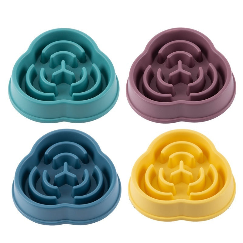 Slow Feeder Dog Bowl - Anti-Choke Non Slip Design for Healthy Eating