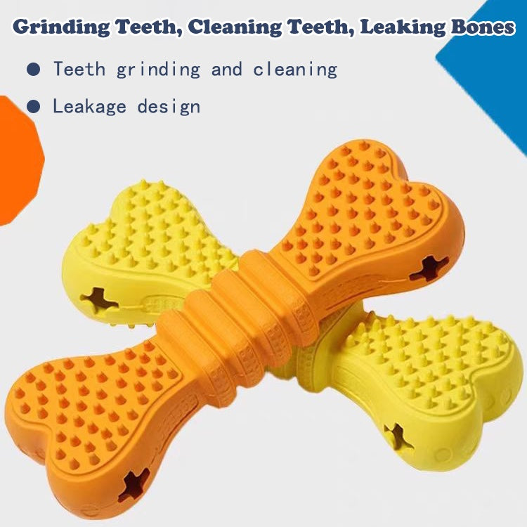 Dog Chew Toothbrush Toy - Dental Care Cleaning Sticks for Puppies & Small Dogs,Teeth Cleaning & Chew Bone,Random Colors