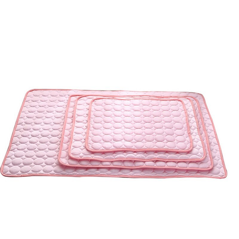 Cooling Pet Bed Mat - Ice Silk Summer Pad for Dogs & Cats