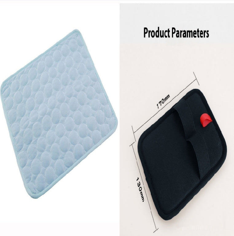 Cooling Pet Bed Mat - Ice Silk Summer Pad for Dogs & Cats