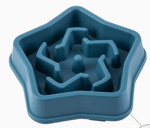 Slow Feeder Dog Bowl - Anti-Choke Non Slip Design for Healthy Eating