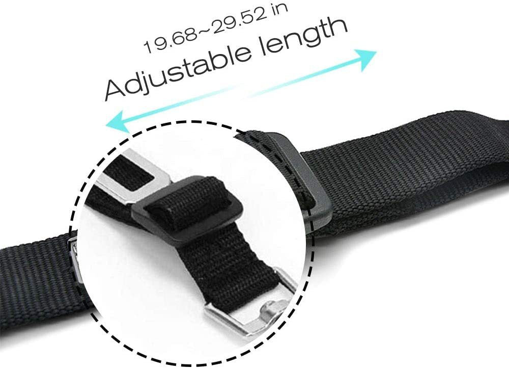 Retractable Dog Car Safety Belt - Adjustable Pet Seatbelt Buckle
