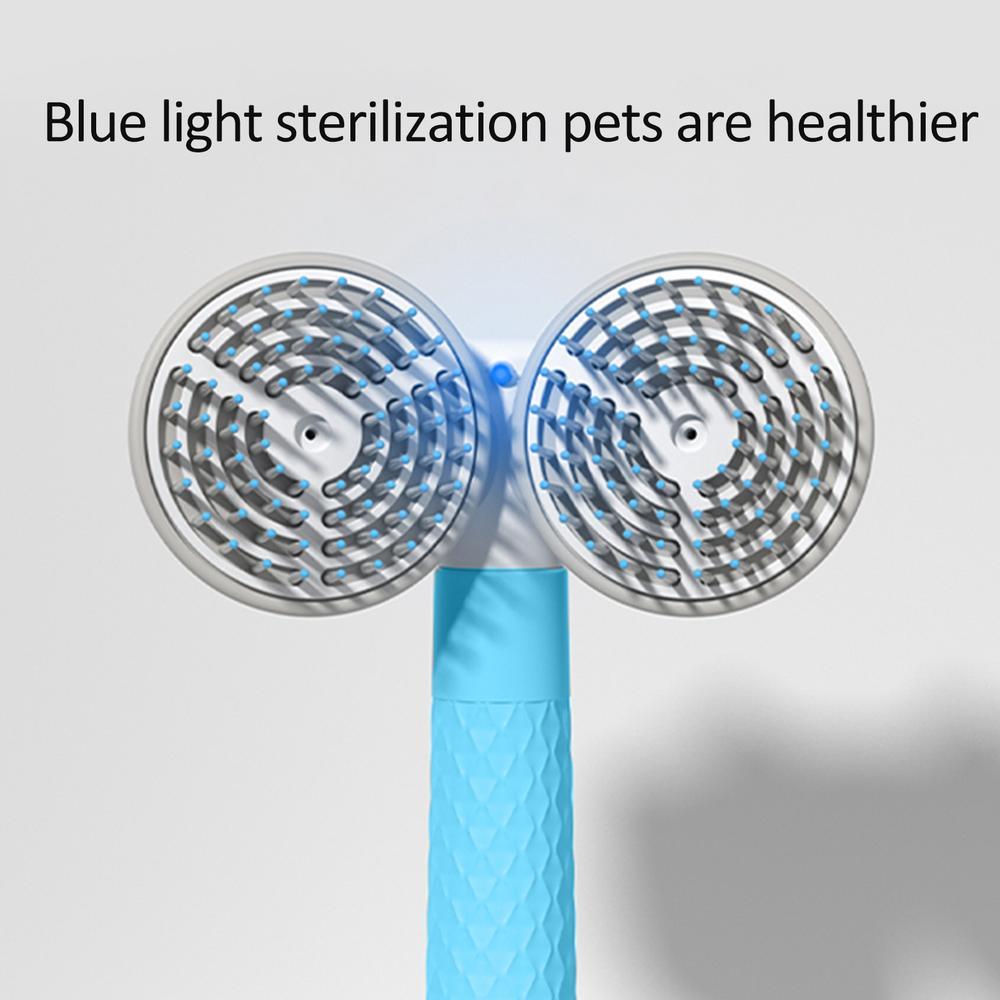 Self-Cleaning Pet Brush for Cats & Dogs - Easy Hair Removal Slicker Comb