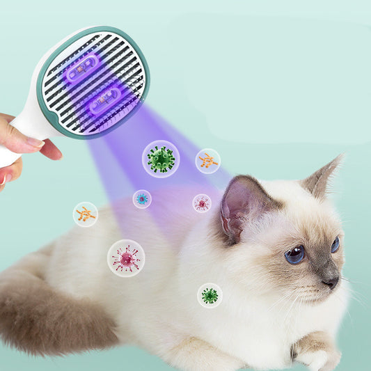 Pet Hair Brush - Self-Cleaning Cat & Dog Grooming Comb