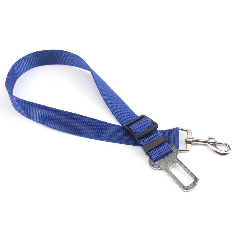 Retractable Dog Car Safety Belt - Adjustable Pet Seatbelt Buckle