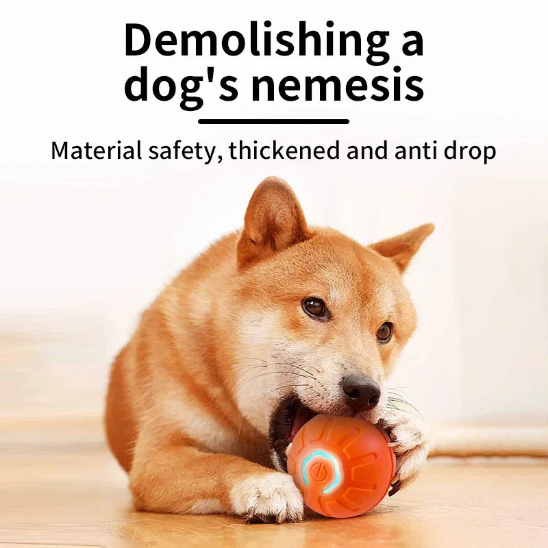 Smart Interactive Dog Toy Ball USB Rechargeable Automatic Bouncing Pet Toy