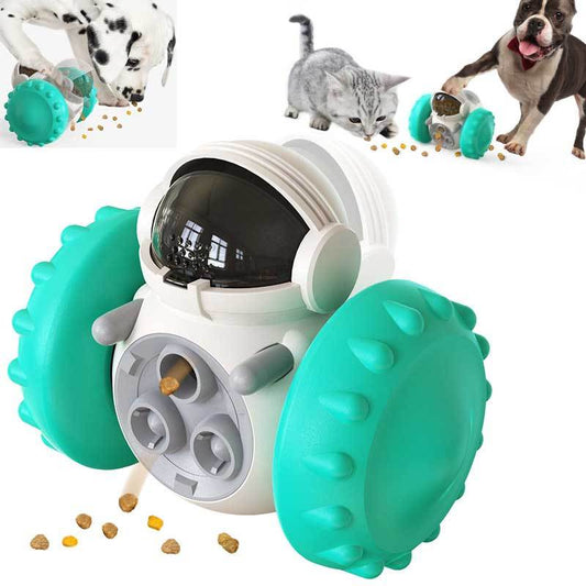 Interactive Cat & Dog Balance Car Toy - Slow Feeder & Smart Play Training Pet Toy