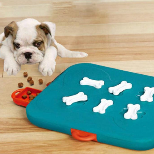 Pet Casino Puzzle Toy - Interactive Food Dispenser for Dogs & Cats